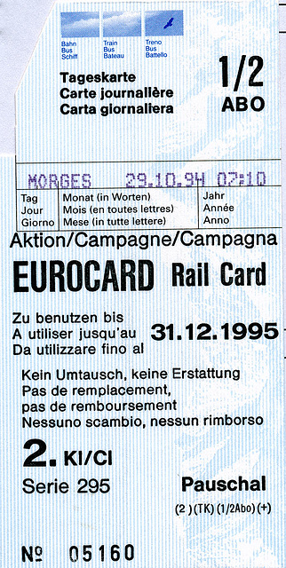 CJ Eurocard 1995