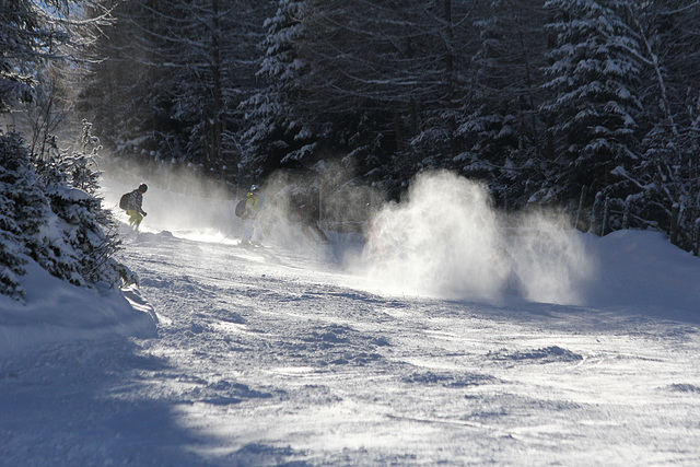 Sturz eines Snowboarders