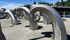 Sculpture at the Ballard Locks Fish Ladder