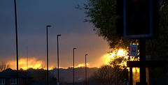 Urban Sunset. Walker Road, Newcastle