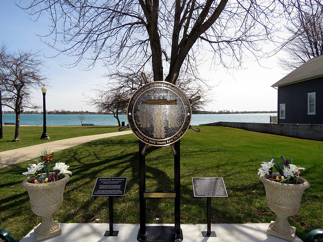 Titanic memorial in Marine City, Michigan...