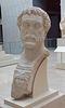 Portrait of Antoninus Pius in the Archaeological Museum of Madrid, October 2022