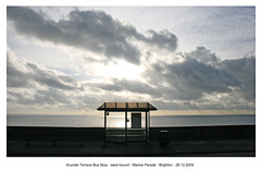 Brighton Bus Stop Marine Parade 28 12 2009