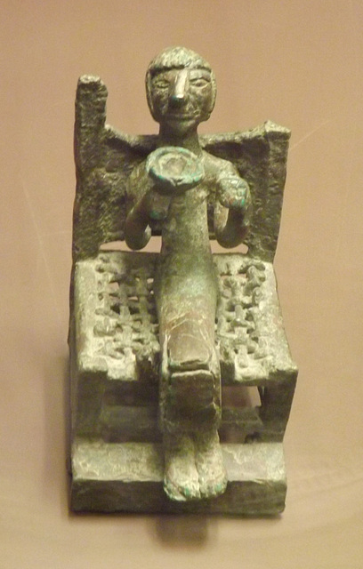 Seated Banqueter Holding a Cup in the Louvre, June 2013