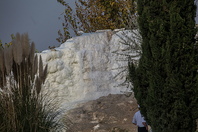 20141203 6007VRAw [TR] Wasserfall, Pamukkale, Denizli