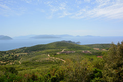 Greece, Southern Cape of Lefkada Island and Ionian Sea islands of Ithaca and Kefalonia