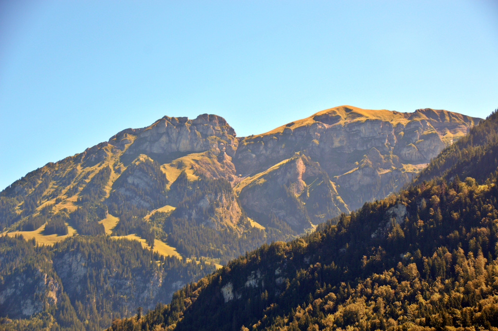 Bergwelt um die Axalp über dem Brienzersee