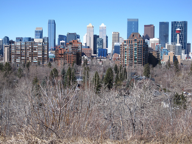 Downtown on a lovely Sunday bike ride.