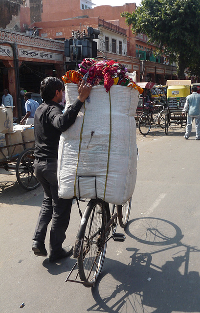 Jaipur- A Big Load for a Bike