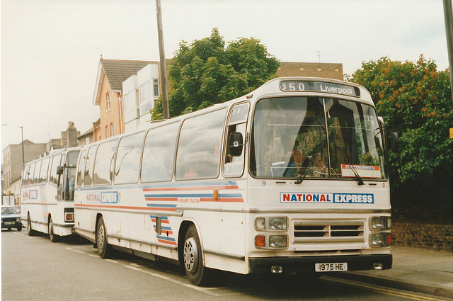 Yorkshire Traction 1975 HE at Bury St Edmunds - 31 May 1989