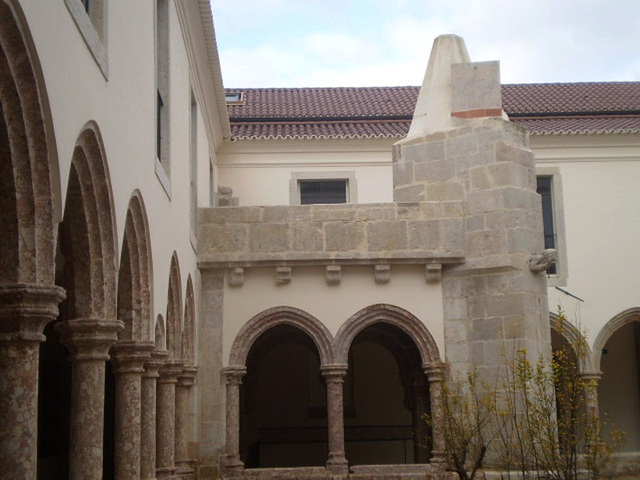 Cloister's northwestern corner.