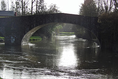 Le pont de Léhon -Dinan (22) , au bord de Rance