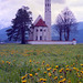 St. Coloman Church with 2 PIPs in Bavaria (Oberbayern) Germany in 1987