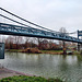 Fußgängerbrücke "Schulweg-Steg" über dem Datteln-Hamm-Kanal (Hamm-Werries) / 16.12.2023