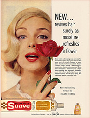 Suave Hair Conditioner Ad, 1959
