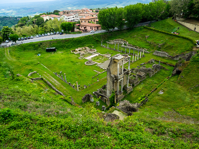 The Roman theatre, Volterra, Toscana