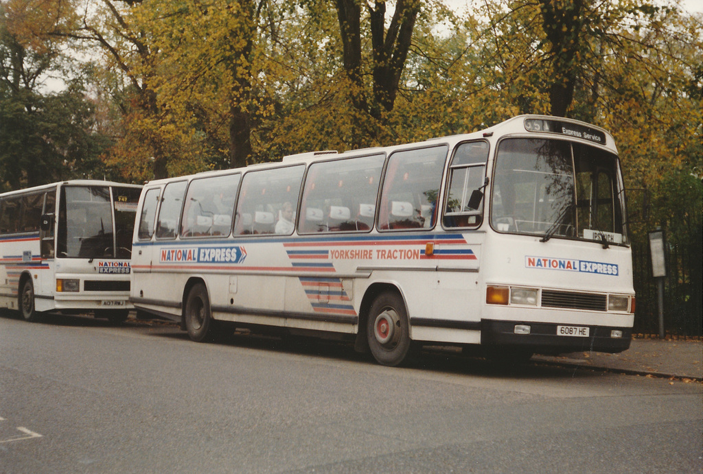 Yorkshire Traction 6087 HE at Cambridge - 25 Oct 1988