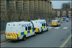 police vans