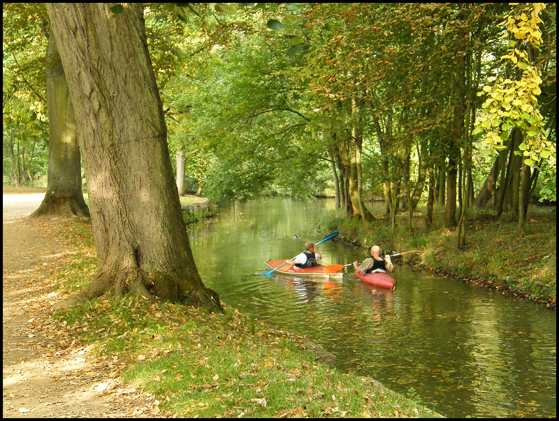 kayaks on the Cherwell