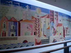 Wall tapestry of Portalegre, after a painting by Carlos Botelho.