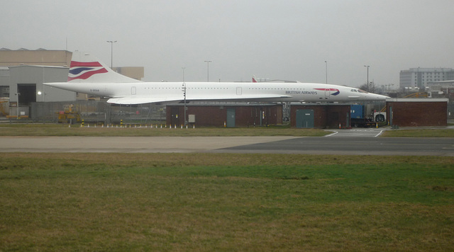 Concorde, resting