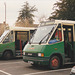 Ipswich Buses 217 (L832 MWT) and 228 (J228 JDX) in Lavenham – 26 Feb 1995 (253-6A)