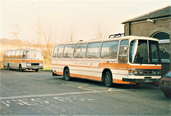 Suffolk County Council RGV 690W and SHD 293P at Bury St. Edmunds – 21 Feb 1990 (112-9)
