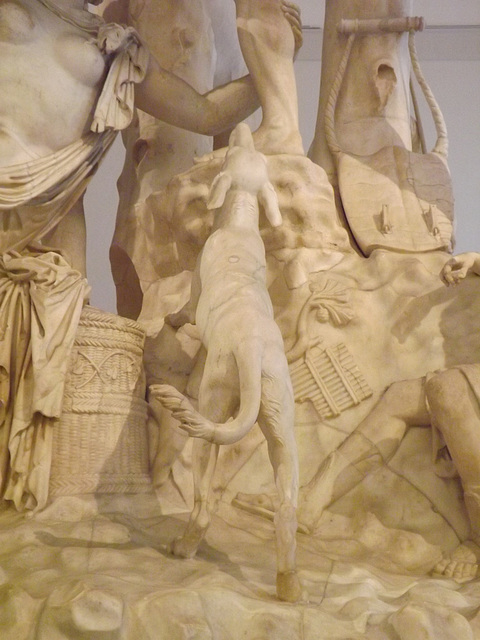 Detail of the Farnese Bull in the Naples Archaeological Museum, July 2012