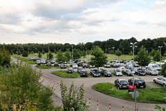 Parkplatz der Schachtanlage Prosper 10 (Bottrop-Kirchhellen) / 14.08.2017