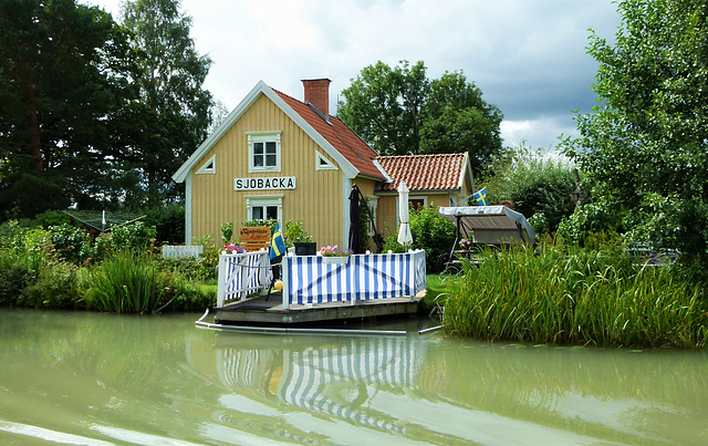 Wohnen am Göta-Kanal