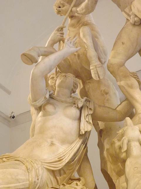 Detail of the Farnese Bull in the Naples Archaeological Museum, July 2012