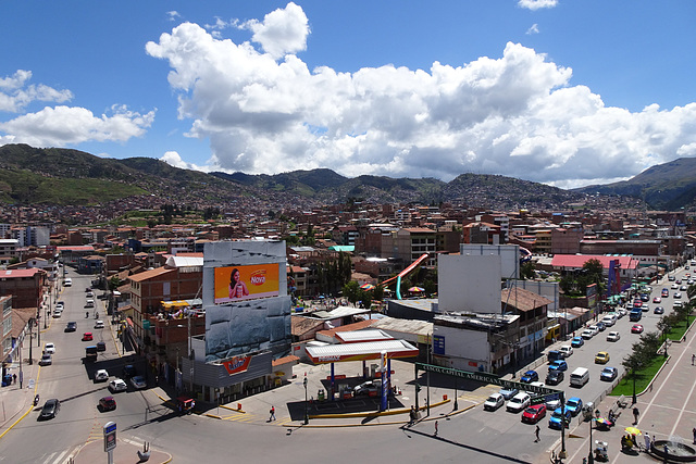 View From Monumento Inca Pachacutec
