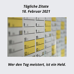 Tägliche Zitate 18. Februar 2021