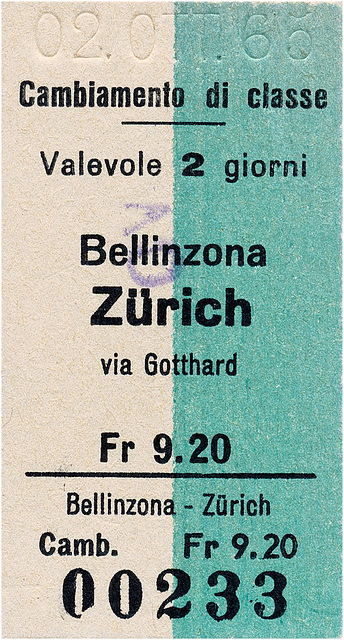 SURC Bellinzona-Zurich