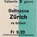 SURC Bellinzona-Zurich