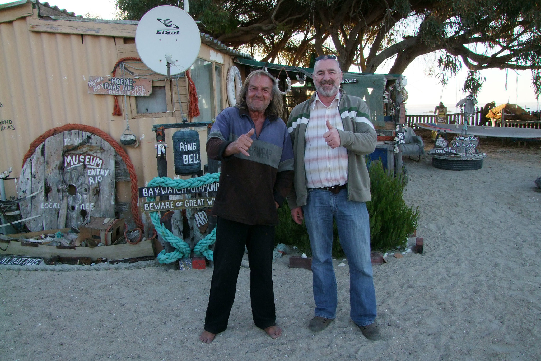 Lebenskünstler und ehemaliger Diamantentaucher in Port Nolloth