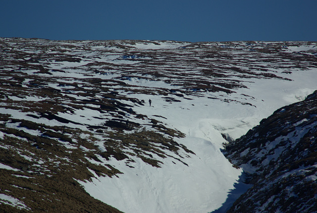 a snowy approach to Bleaklow