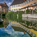 In Colmar auf der La Lauch bei einer E- Boot Fahrt