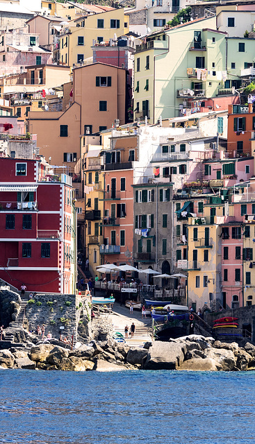 Riomaggiore, the first village of the Cinque Terre