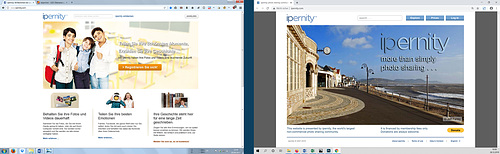 Comparison Old & New Frontpage