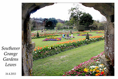 Southover Grange Gardens - a good place to meet & chill - 16.4.2015