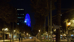 Avinguda Diagonal mit Torre Agbar