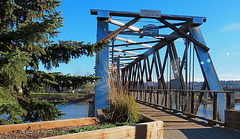 Old Fraser River Bridge in Quesnel, BC - Canada