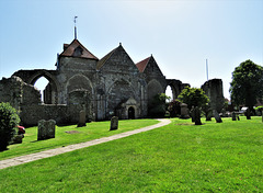 winchelsea church, sussex (122)ruins of the early c14 transepts and c16 porch, perhaps moved from the south transept