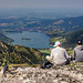 Drei genießen den Ausblick ++ Three enjoys the view
