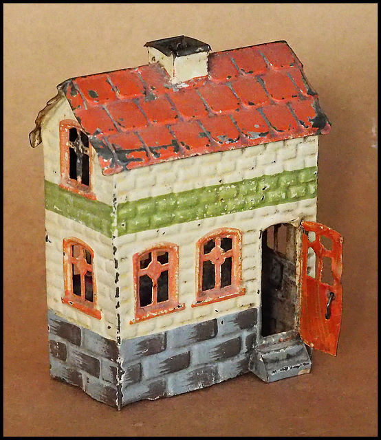 Antique Model Railroad building.