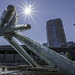 Jack Poole Plaza with the 2010 Winter Olympic Flame Cauldron (© Buelipix)