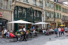 in der Altstadt von Lausanne (© Buelipix)