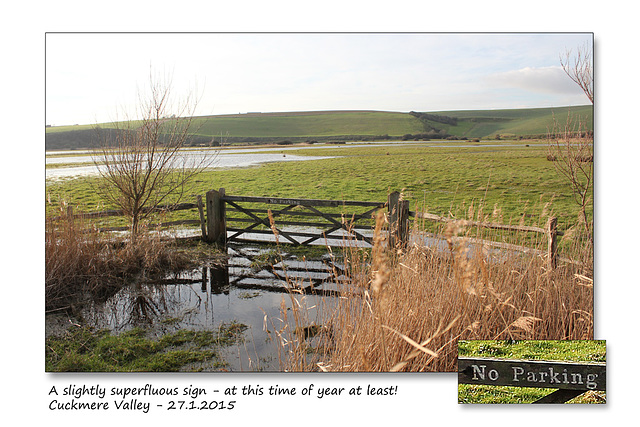 No parking - Cuckmere - 27.1.2015