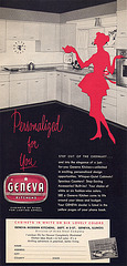 Geneva Cabinets Ad, 1957